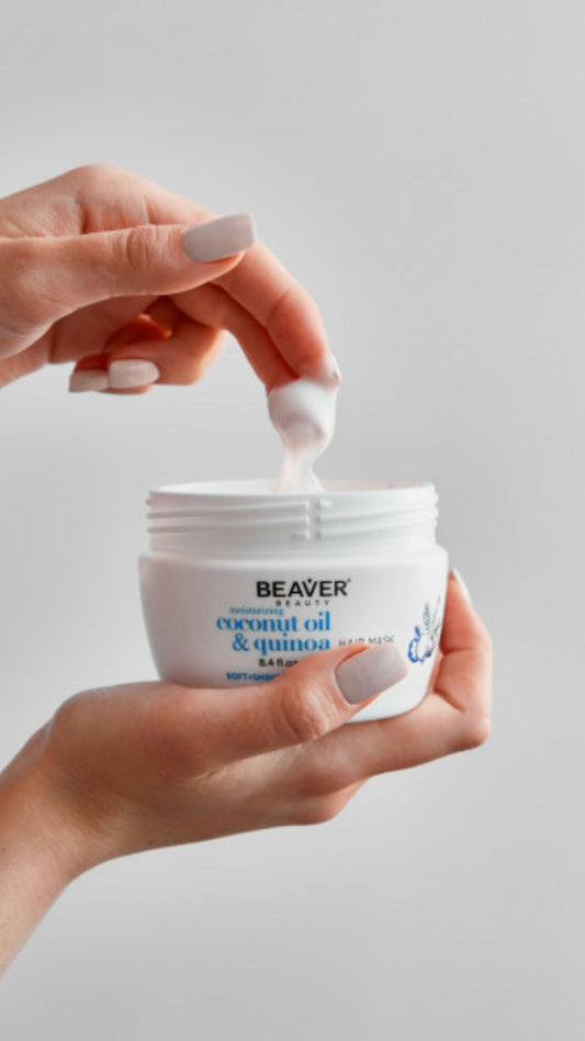 Зволожуюча маска з кокосовою олією BEAVER Coconut Oil & Quinoa Mask, Beaver