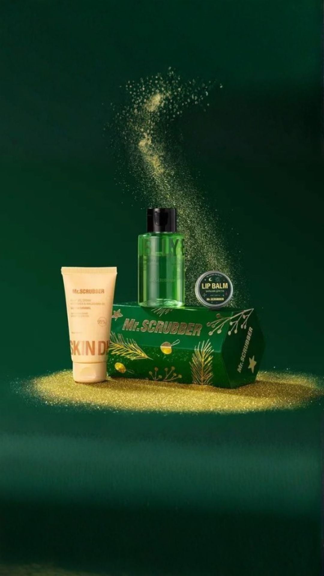 Подарунковий набір Secret Santa Green, Mr.SCRUBBER
