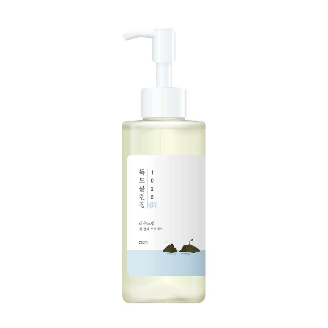 М'яка очищувальна гідрофільна олія Renewal 1025 Dokdo Cleansing Oil, Round Lab