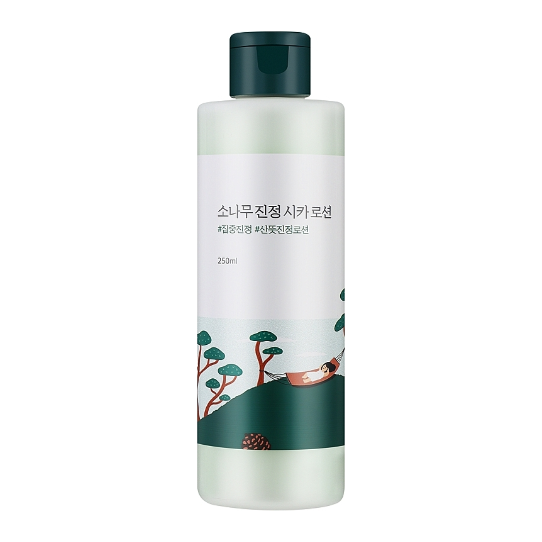 Заспокійливий тонер з екстрактом голок сосни Pine Calming Cica Lotion, Round Lab