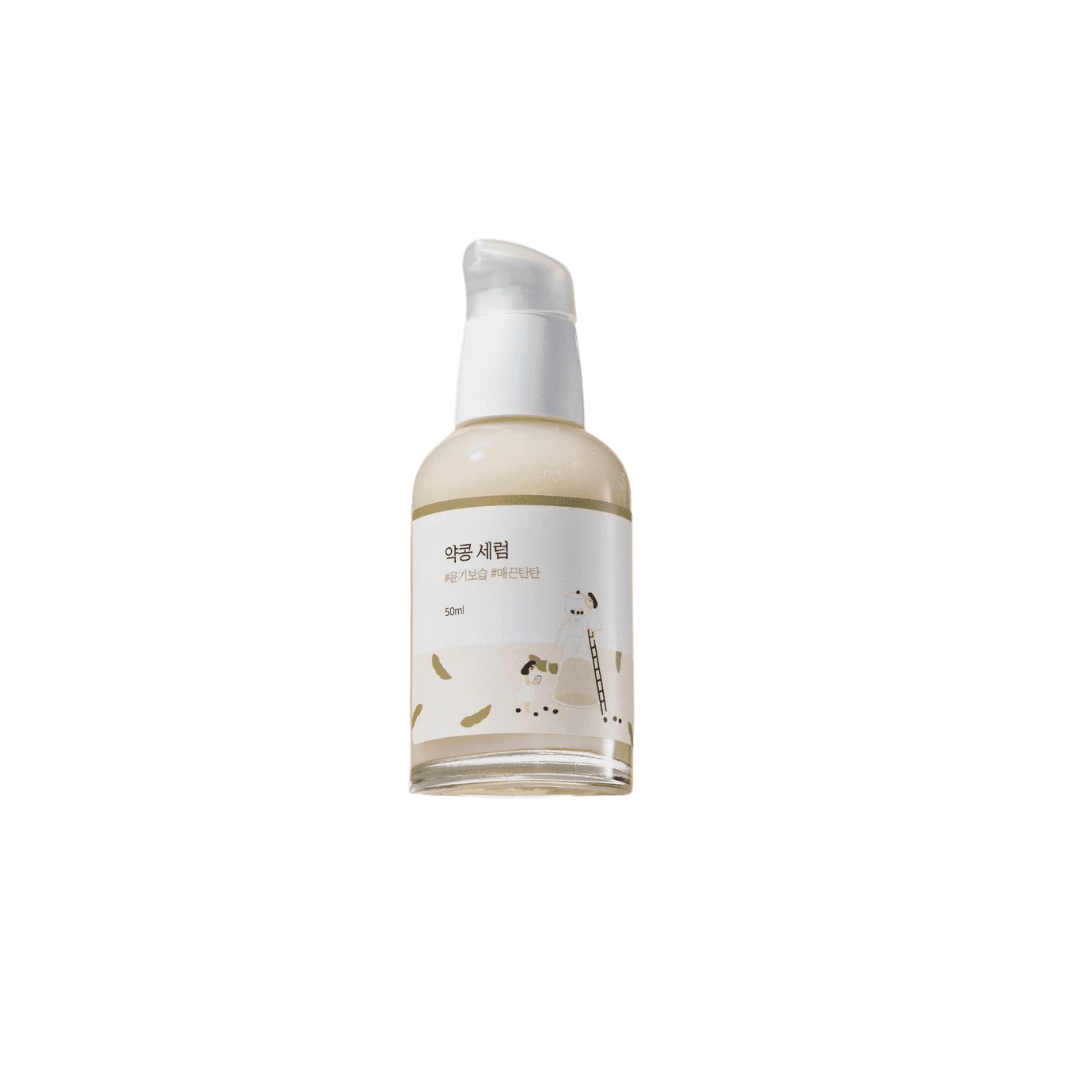 Поживний серум з екстрактом чорних соєвих бобів Soybean Serum, Round Lab
