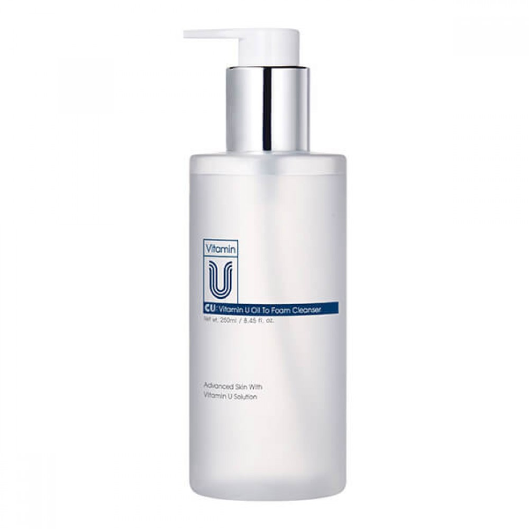 Очищувальна гідрофільна олія-пінка Vitamin U Oil To Foam Cleanser ,CUSKIN