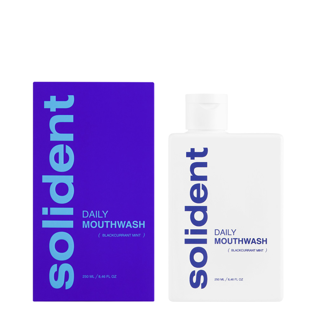 Ополіскувач для ротової порожнини Blackcurrant mint / смородина-м'ята, Solident