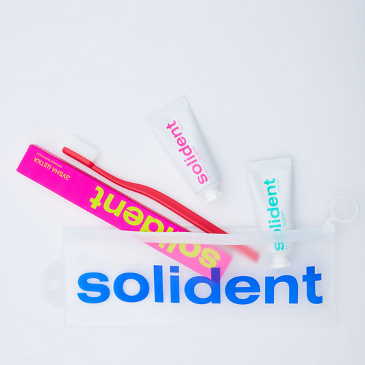 Набір для подорожей travel kit Mint / Peach, Solident