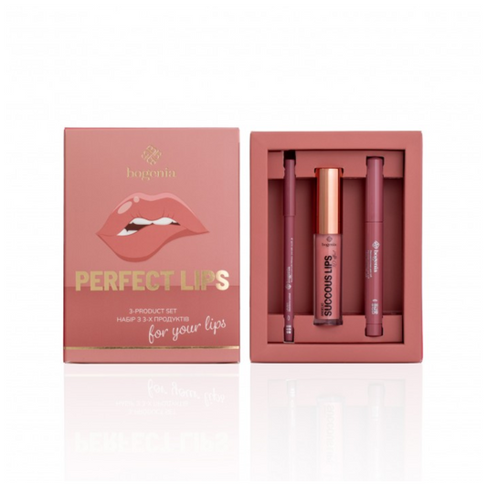 Подарунковий набір Perfect Lips 3-product set 04, Bogenia