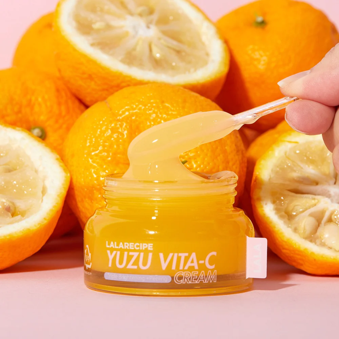 Вітамінний крем з ніацинамідом 5% та екстрактом юдзу Yuzu Vita C Cream, LALARECIPE