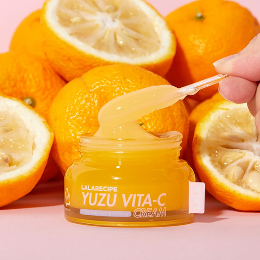 Вітамінний крем з ніацинамідом 5% та екстрактом юдзу Yuzu Vita C Cream, LALARECIPE