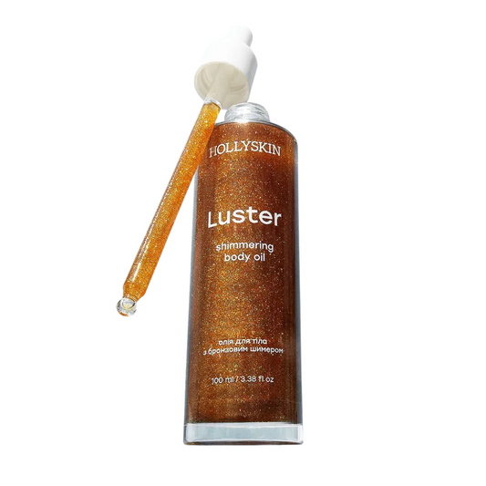 Олія для тіла з бронзовим шимером Luster Shimmering Body Oil, HOLLYSKIN
