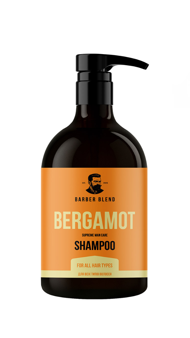 Шампунь для всіх типів волосся Bergamot, BARBER BLEND