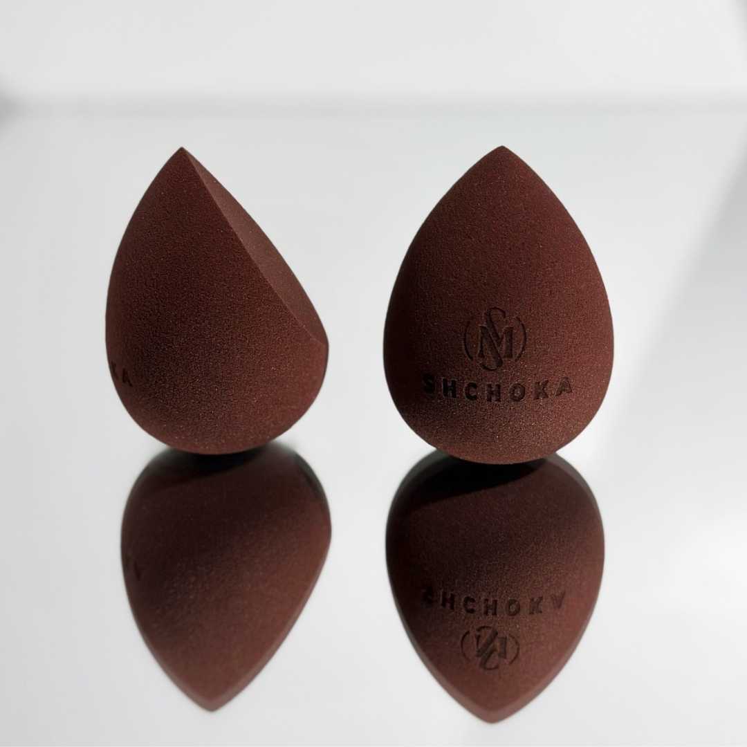 Спонж для обличчя + мило з ароматом шоколаду, Shchoka