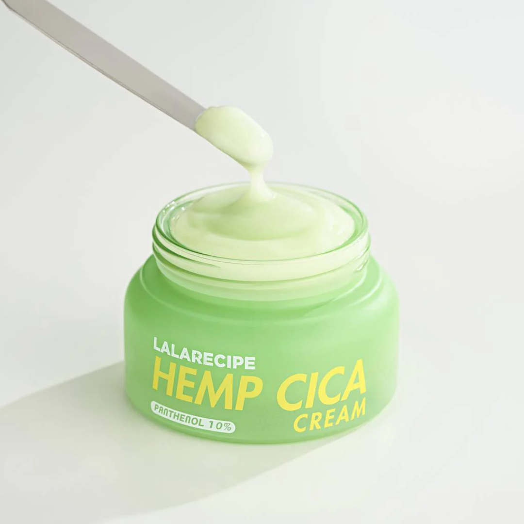 Заспокійливий гель-крем з комплексом СІСА та коноплею Hemp Cica Cream, LALARECIPE