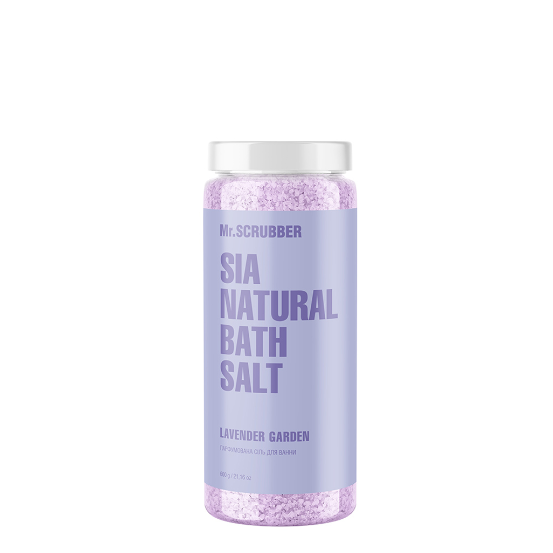 Парфумована сіль для ванни Sia Natural Bath Salt Lavender Garden, Mr.SCRUBBER