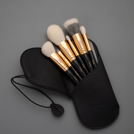 Набір Travel Set на 6 пензлів з чохлом, Tenze