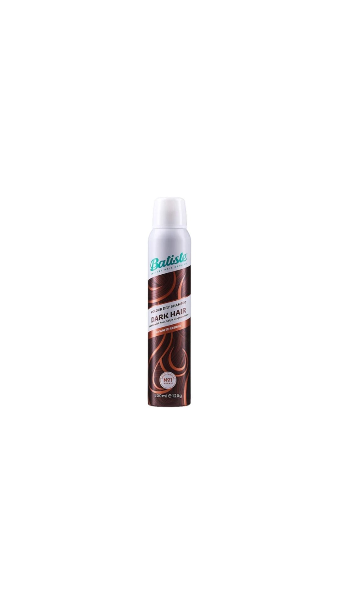 Сухий шампунь для темного волосся Dry Shampoo Dark and Deep Brown a Hint of Color, Batiste