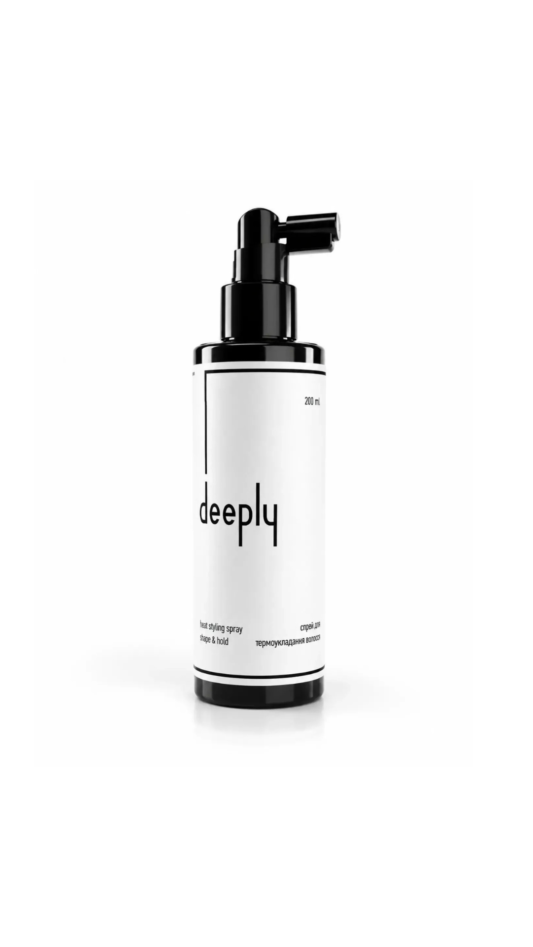 Спрей для термоукладання волосся heat styling spray shape & hold 200ml, deeply