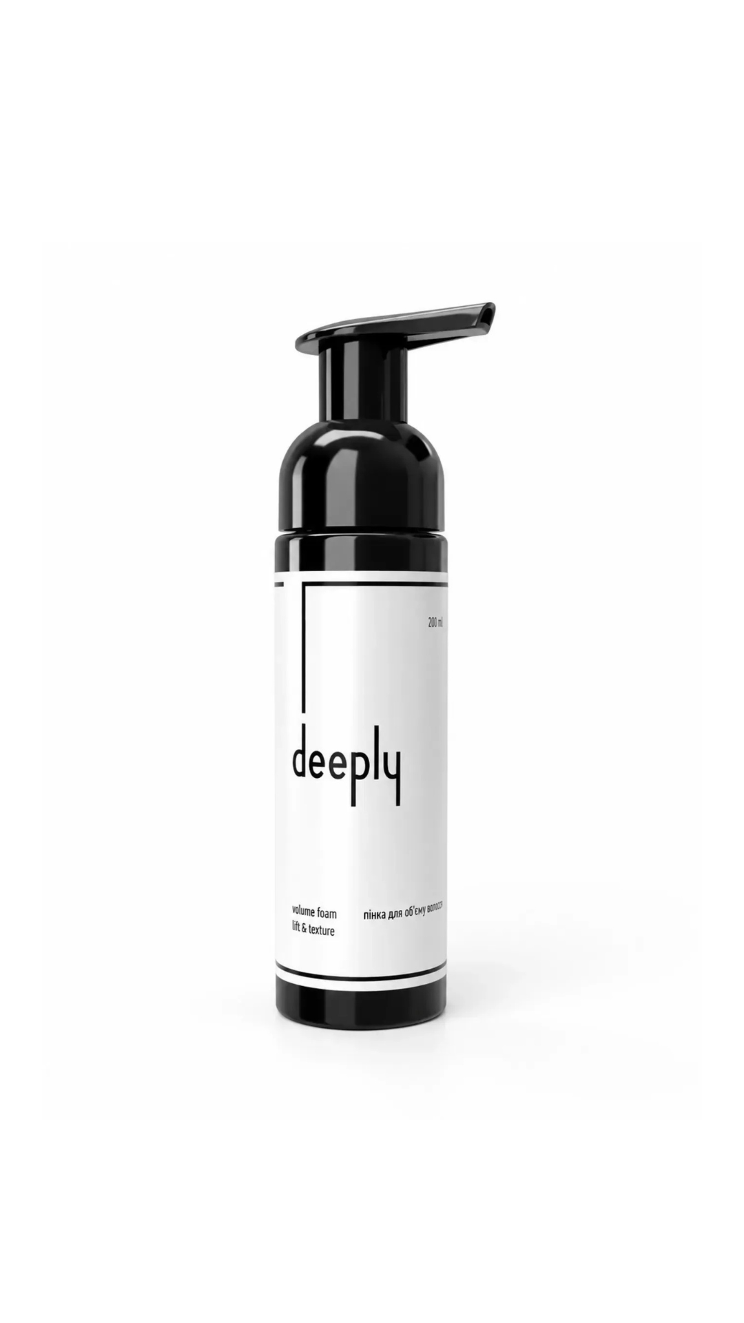 Пінка для об'єму волосся volume foam lift & texture 200ml, deeply