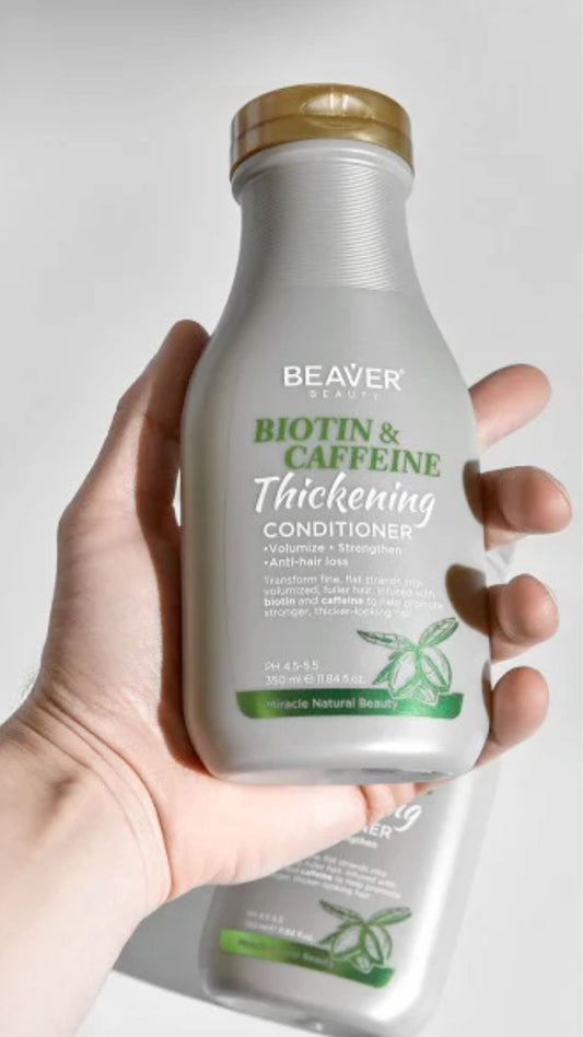 Кондиціонер для слабкого волосся з біотином та кофеїном Biotin & Caffeine Thickening Conditioner, Beaver