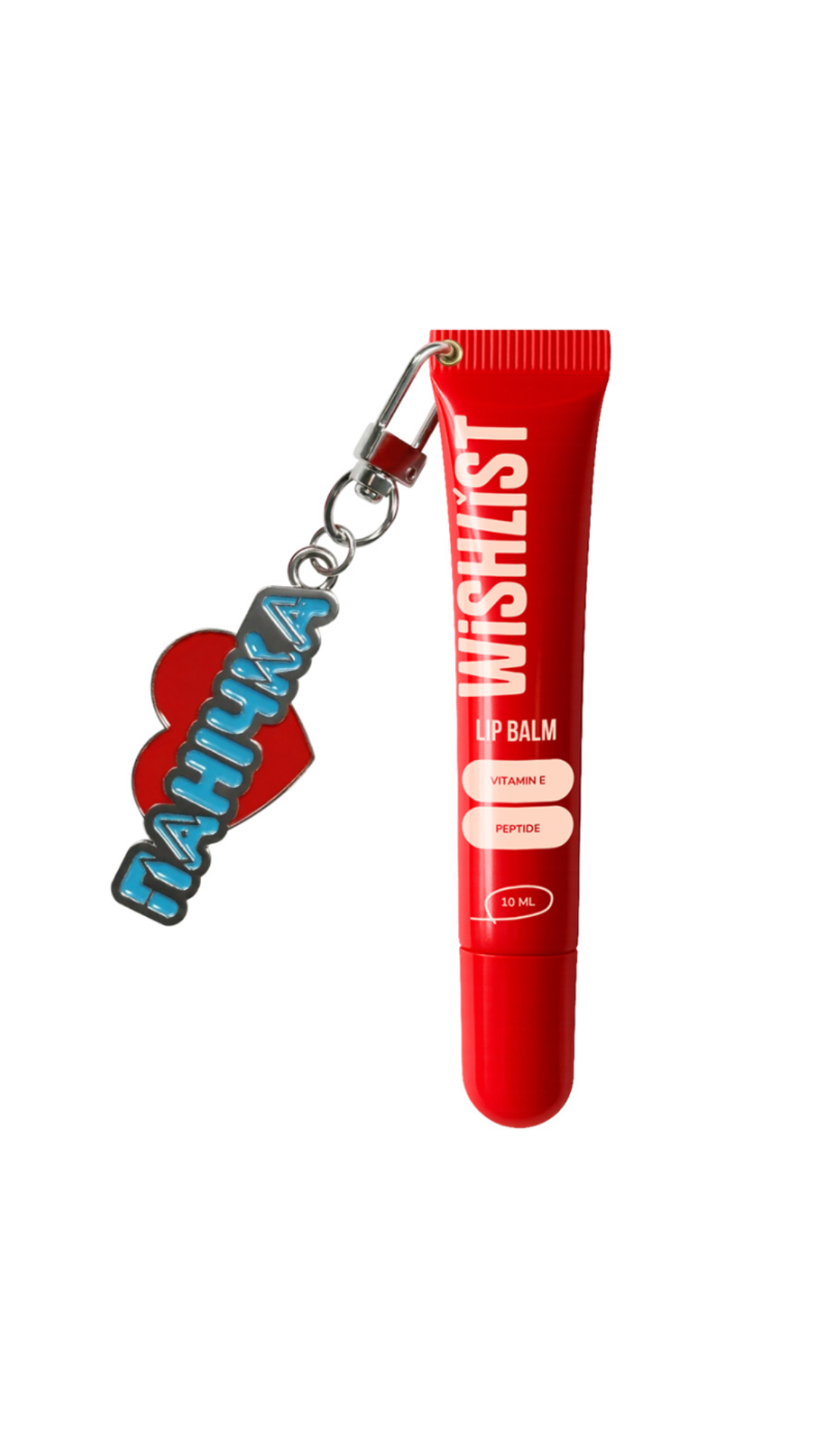 Бальзам-блиск для губ Velvet Coral + іграшка брелок Панічка, WiSHLiST