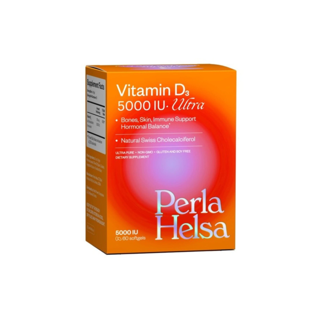 Вітамін D3 5000 IU Vitamin D3 Ultra, Perla Helsa