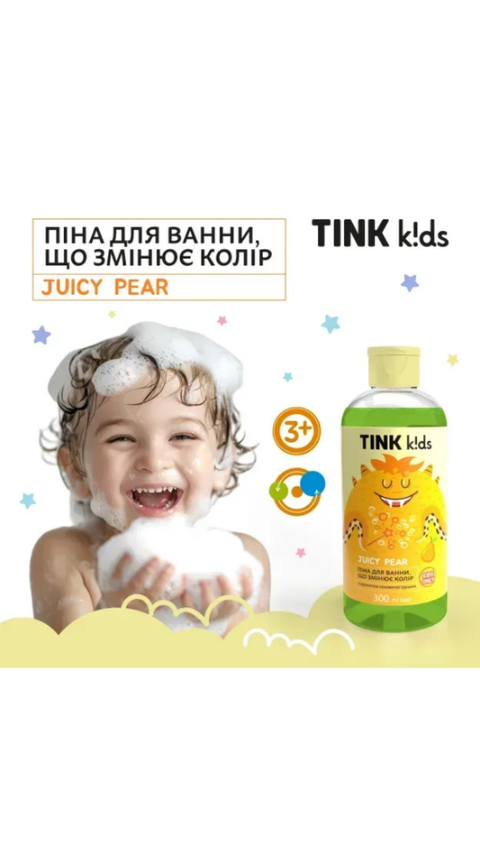Піна для ванни, що змінює колір Juicy Pear 300ml, Tink kids