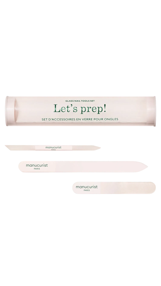 Набір аксесуарів для нігтів Trio Glass Naip Preparation, Manucurist