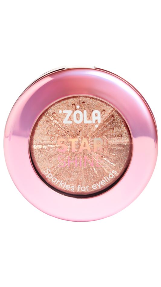 Блискітки для повік STAR SHINE SPARKLE Rose Gold, ZOLA