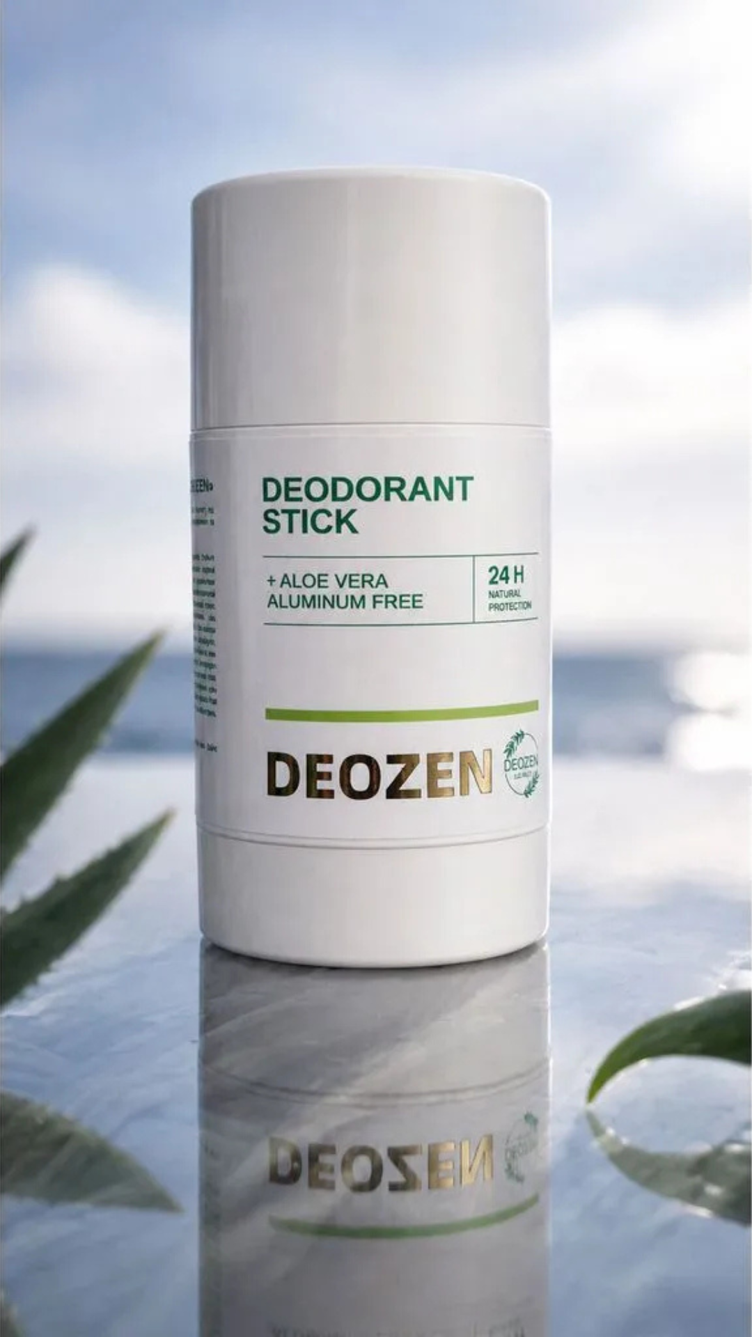 Дезодорант-стік 24H з алое вера, без алюмінію, жіночий, 50ml, DEOZEN