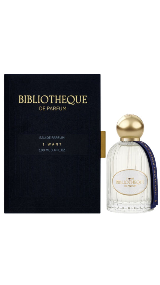 Парфумована вода жіноча I Want, 100 мл, Bibliotheque de Parfum