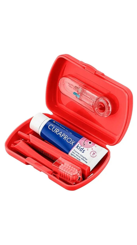 Дитячий дорожній набір, червоний Kids Travel Set, Curaprox