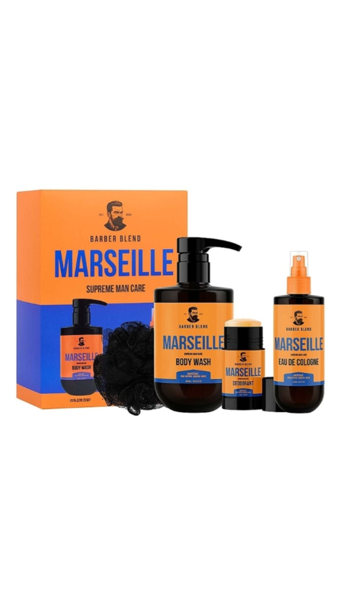 Подарунковий набір для чоловіків Marseille, Barber Blend