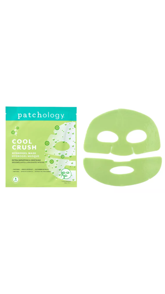 Гідрогелева маска для зменшення набряків обличчя Cool Crush Extra-Depuffing Hydrogel Face Mask, Patchology