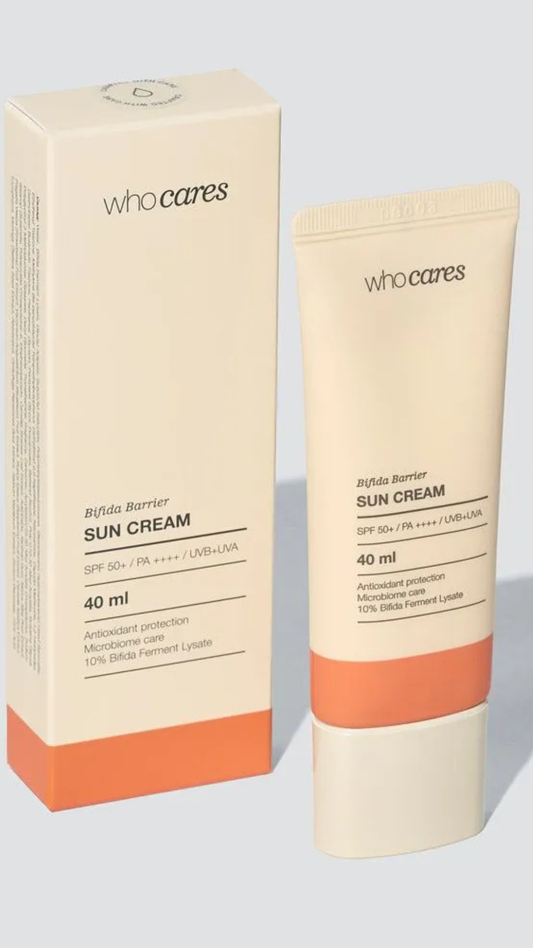 Сонцезахисний крем для обличчя SPF 50+ з антиоксидантним захистом, 40 ml, Who Cares