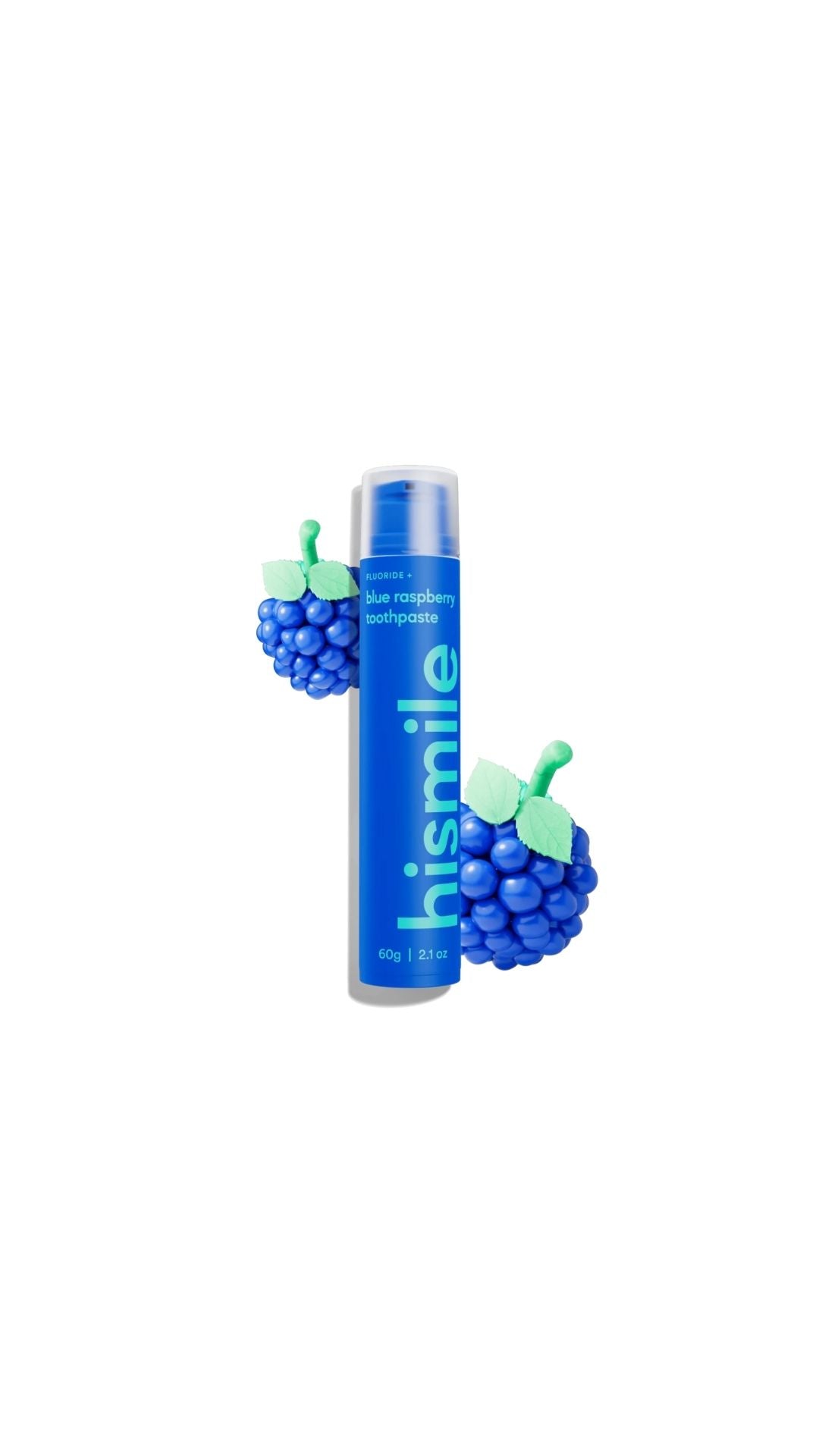 Зубна паста зі смаком блакитної малини Blue Raspberry Toothpaste 60g, hismile