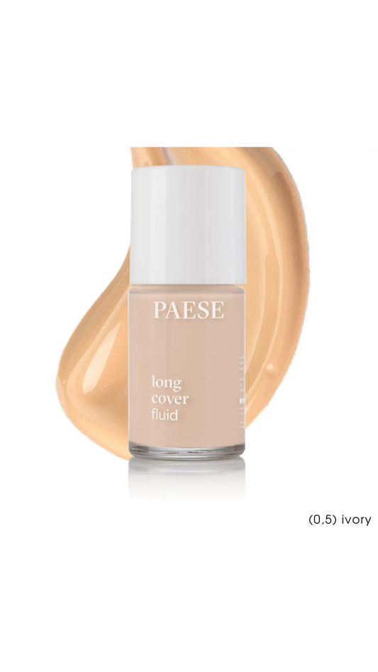 Тональний крем Флюїд вирівнюючий для сухої шкіри Long Cover Fluid 30ml (0,5) ivory, Paese (Copy)
