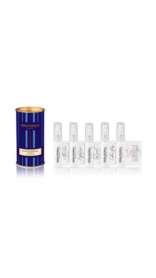 Набір мініатюр Discovery Set - Warm & Sensual (5*3мл), Bibliotheque de Parfum