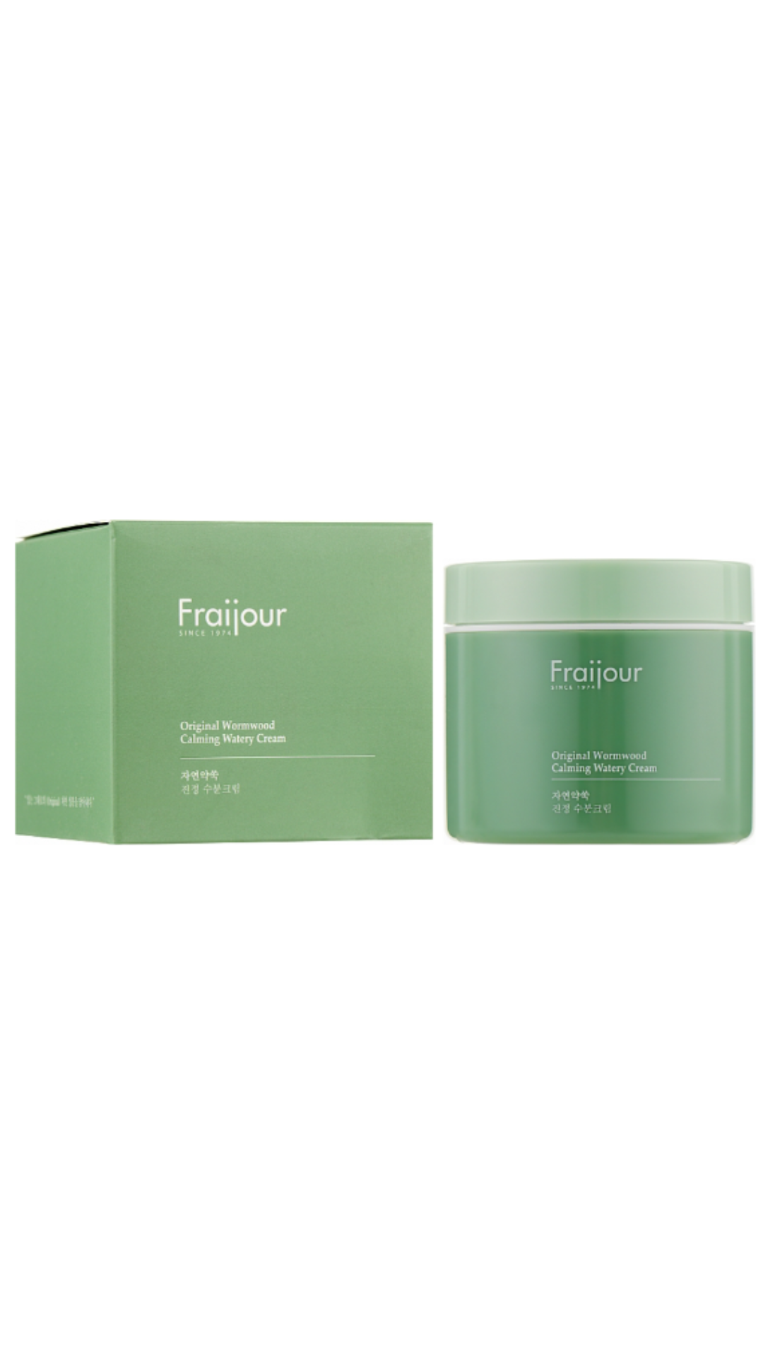 Крем для обличчя РОСЛИННІ ЕКСТРАКТИ Original Herb Wormwood Calming Watery Cream, 100 мл, Fraijour