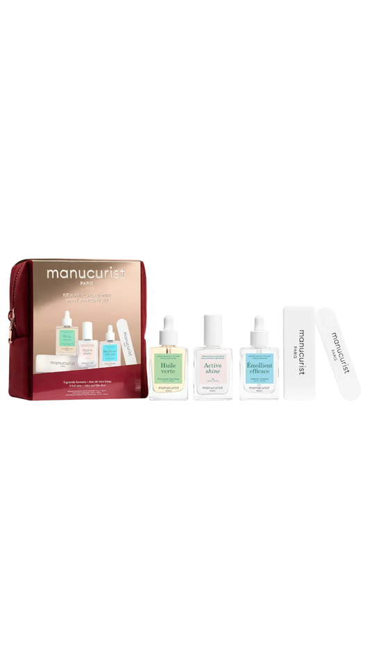 Подарунковий набір для догляду та комплексного манікюру Shine Manicure Set, Manucurist