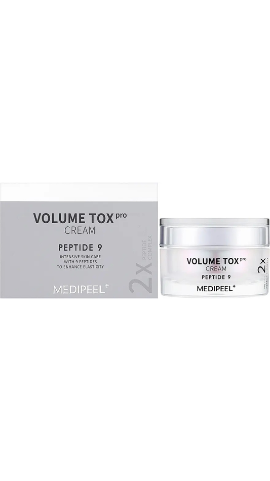 Омолоджуючий крем для обличчя із пептидами та ектоїном Peptide 9 Volume Tox Cream PRO, Medi-Peel