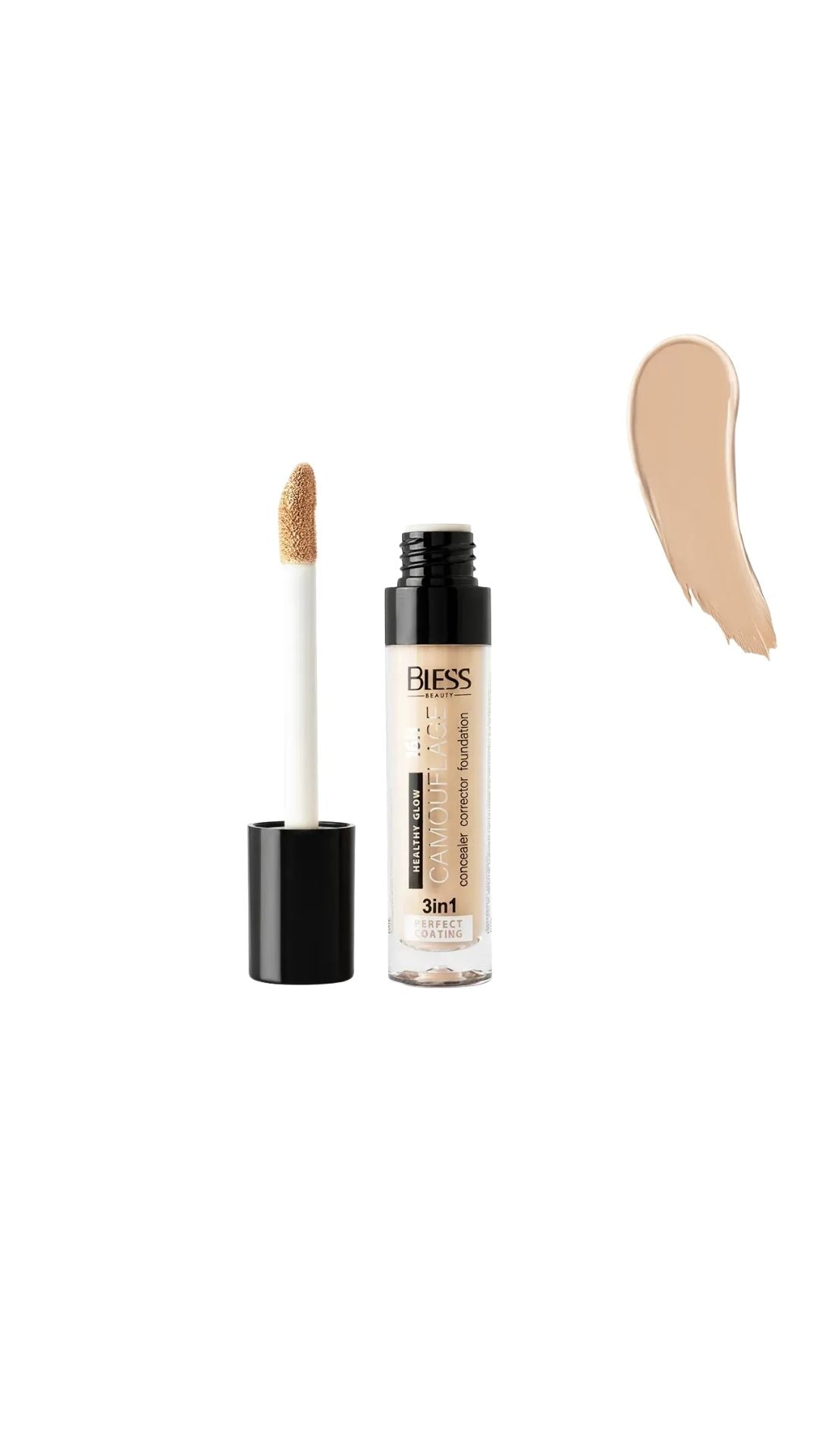 Консилер для обличчя Beauty Camouflage 3 In 1 Concealer, Bless