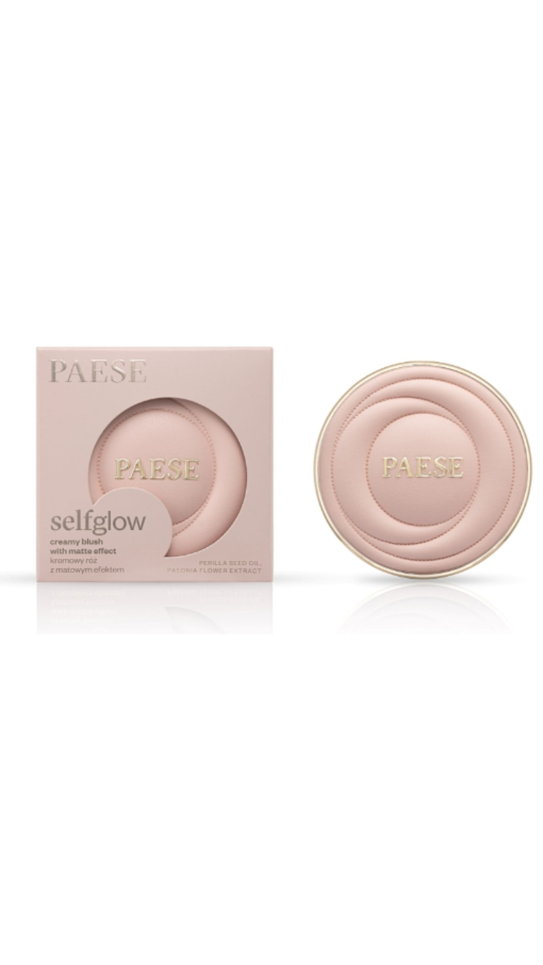 Кремові рум'яна з матовим ефектом Selfglow Cream Blush With Matte Effect, Paese