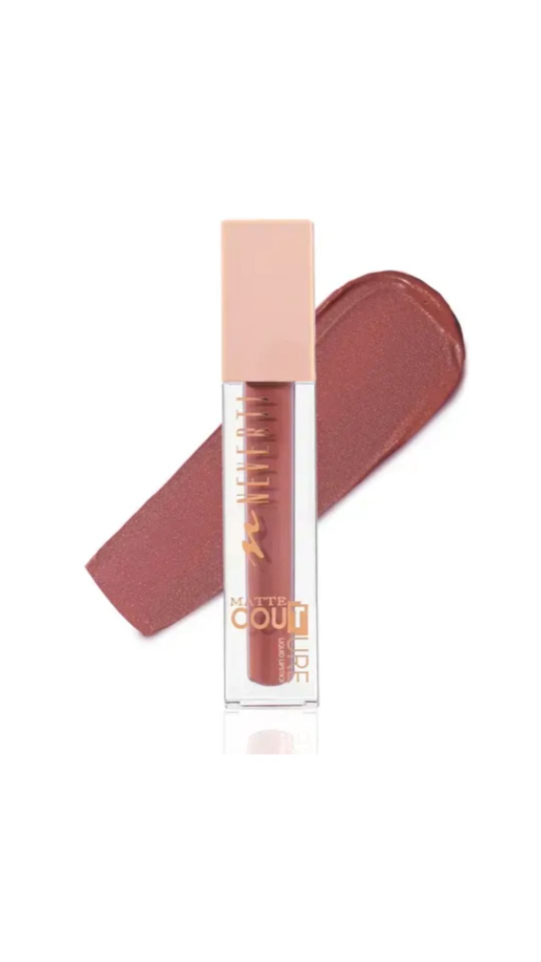 Рiдка матова помада для губ MATTE COUTURE LIQUID NP804 - №107 (Rose Lace), Neverti