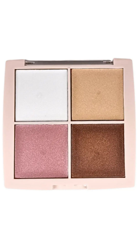 Палетка хайлайтер Illusion - Face Illusion Cream Highlighter Palette, NEVERTI