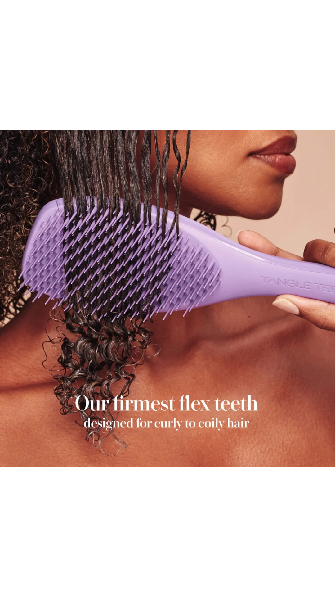 Щітка для волосся The Complete Carebrush Curly to Coily Velvet Purple, Tangle Teezer