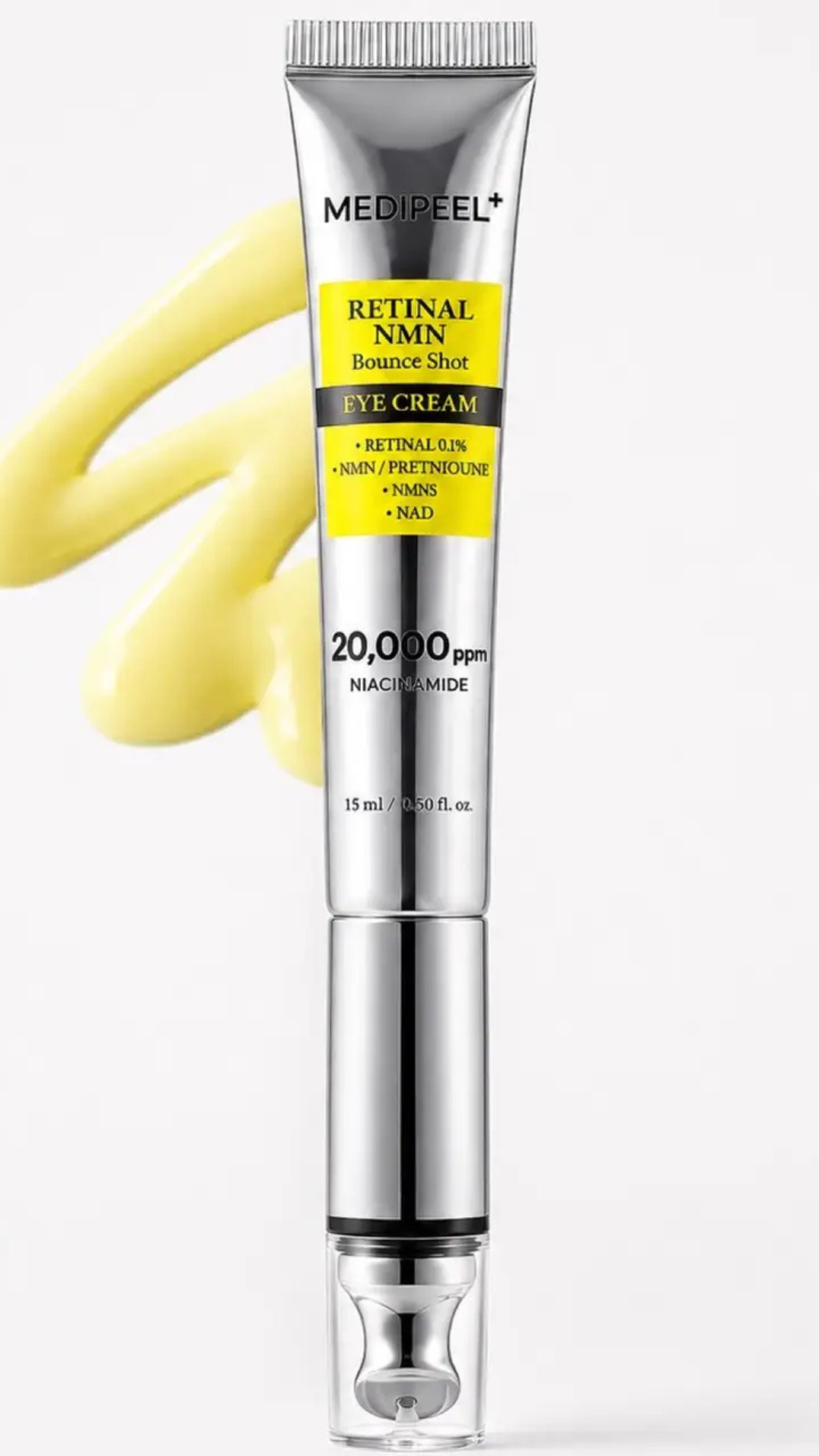 Крем для шкіри навколо очей з вібро-аплікатором Retinal NMN Bounce Shot Eye Cream 15ml, Medi-Peel