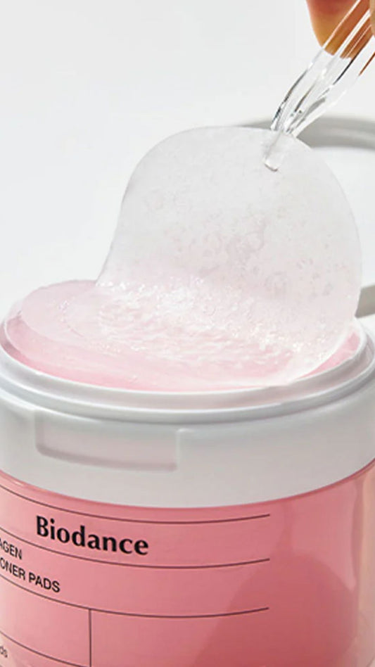 Зміцнювальні колагенові педи для обличчя Collagen Gel Toner Pads, Biodance