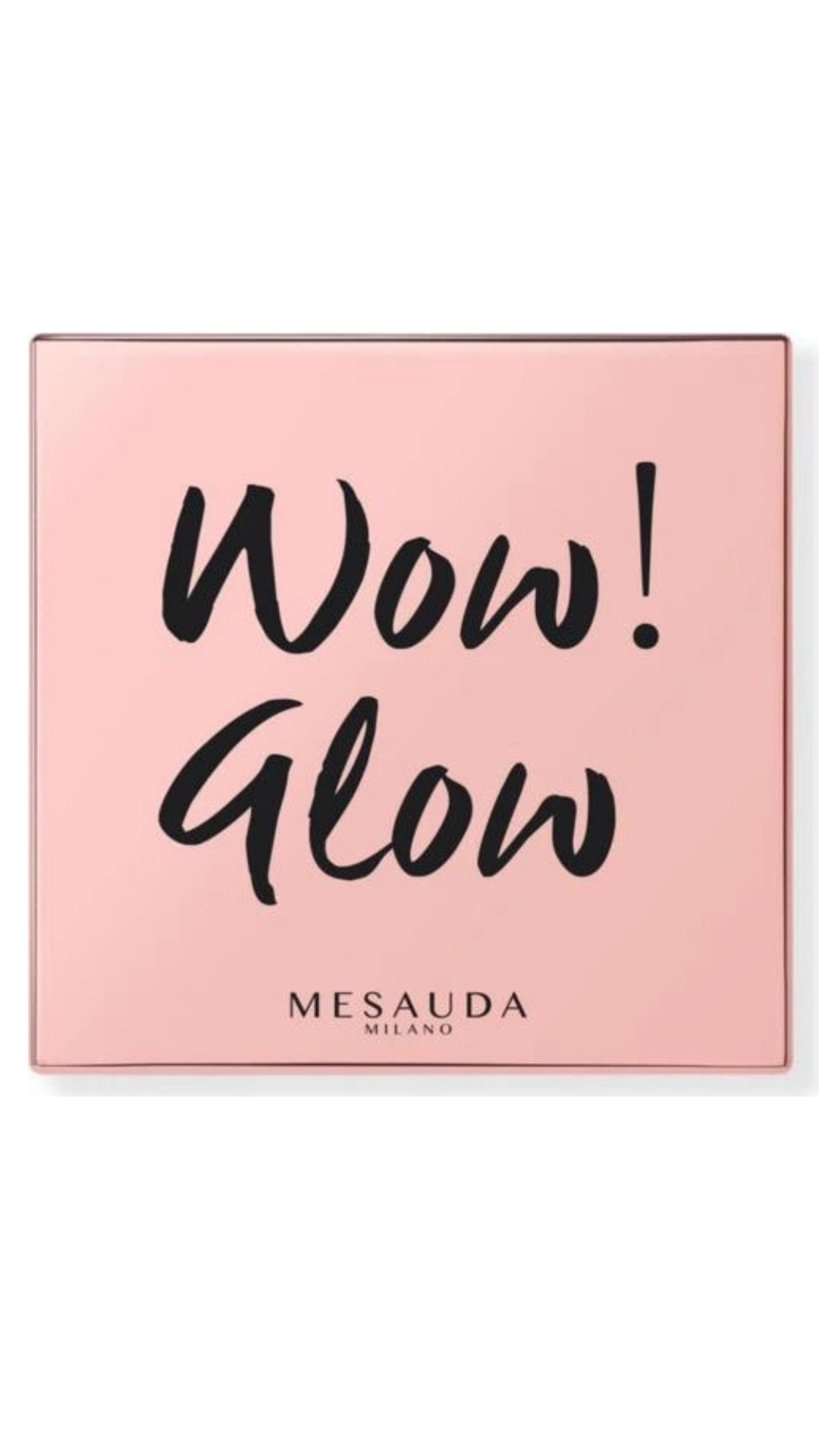 Палітра хайлайтерів MESAUDA Wow! Glow, Mesauda