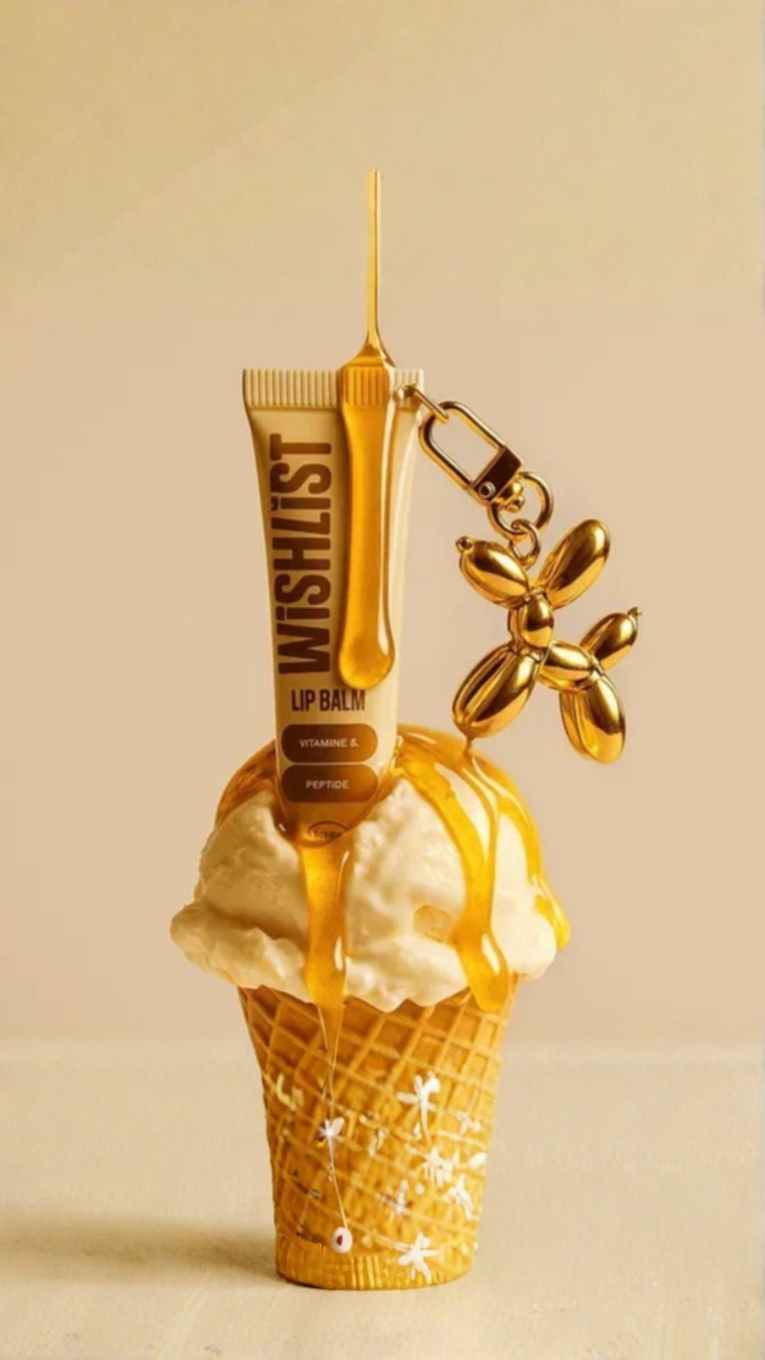 Бальзам-блиск для губ Blessed Honey Lip Gloss Balm, 10мл + Іграшка-Брелок, WiSHLiST