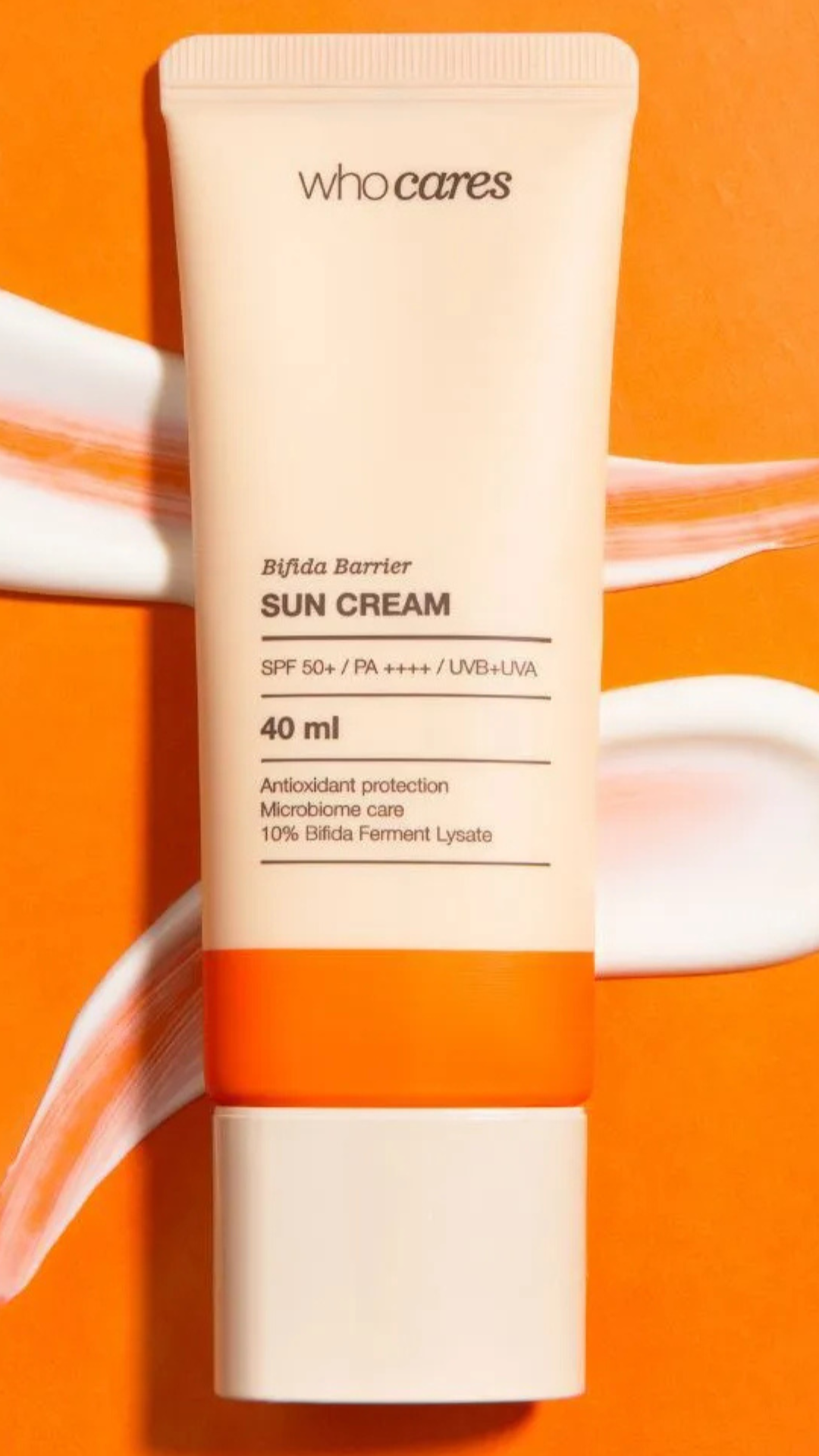 Сонцезахисний крем для обличчя SPF 50+ з антиоксидантним захистом, 40 ml, Who Cares