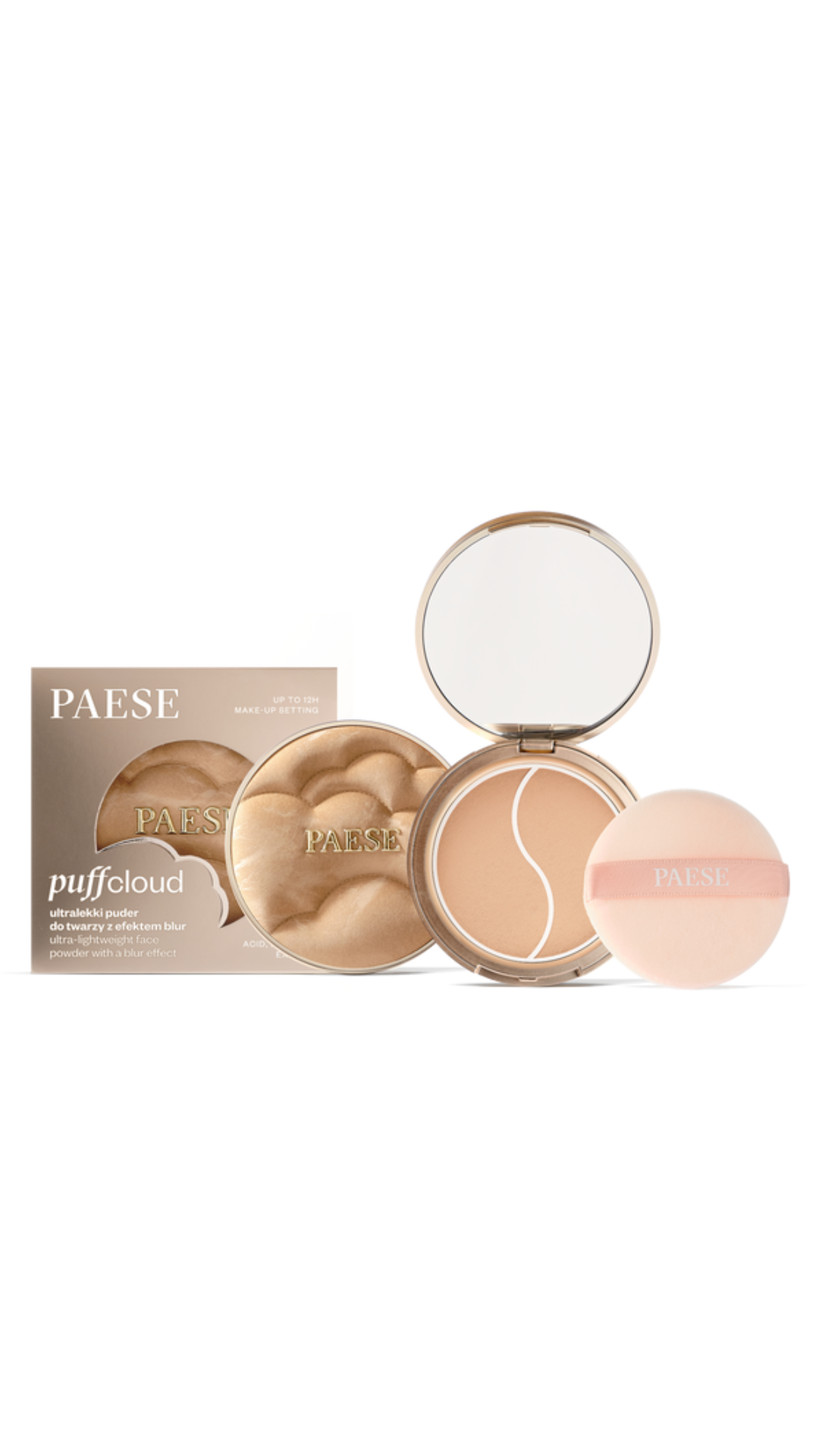 Ультралегка пудра для обличчя 03W SAND BEIGE 4,2g, Paese