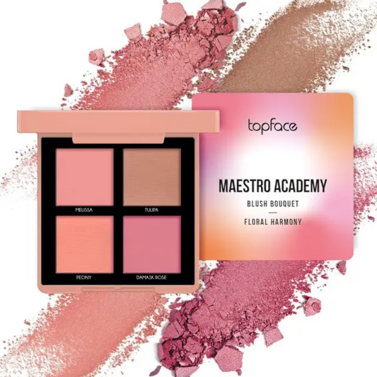 Палітра рум'ян "Maestro Academy Blush Bouquet", TopFace